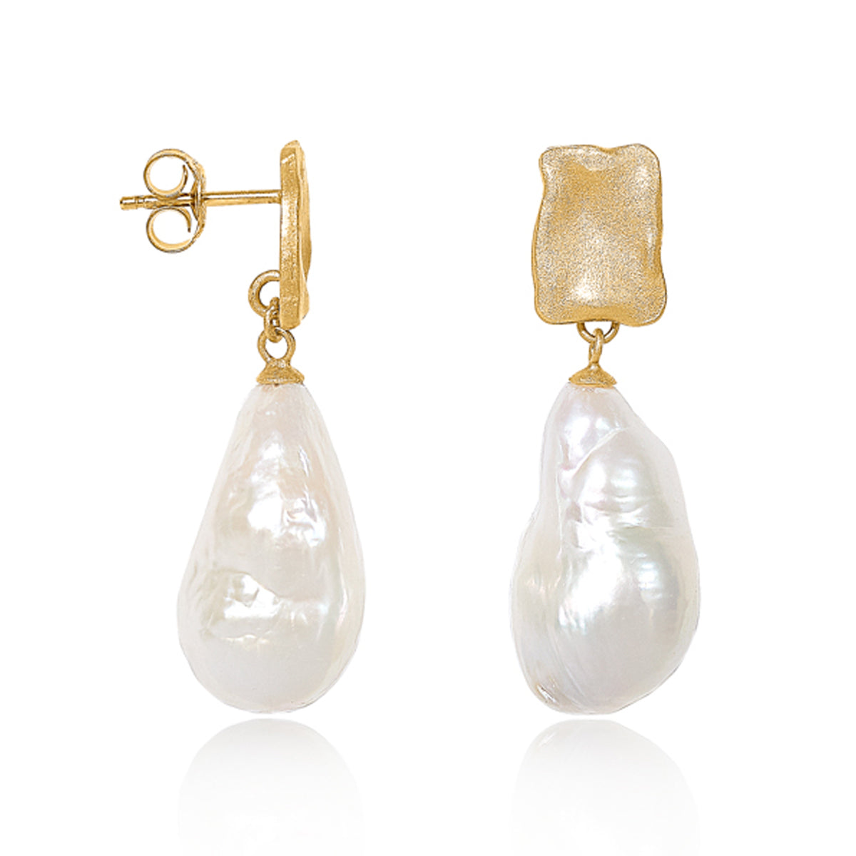 Baroque pearl clearance earrings