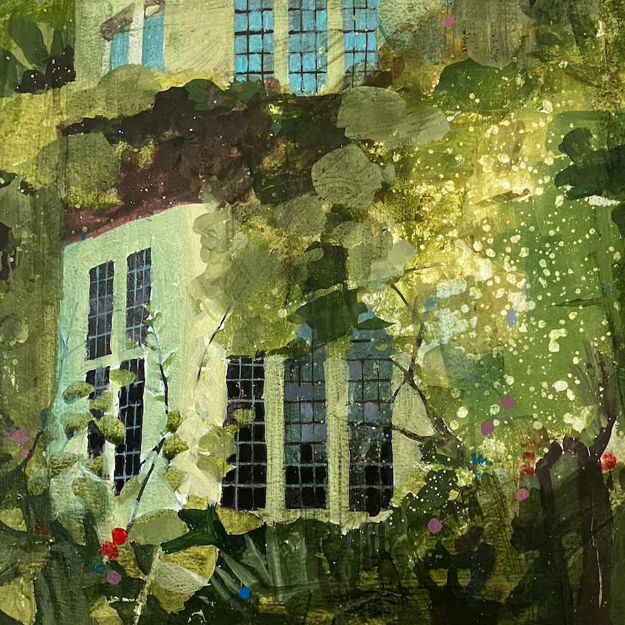 Windows to Glyndebourne House 28.5.24 by Julian Sutherland-Beatson