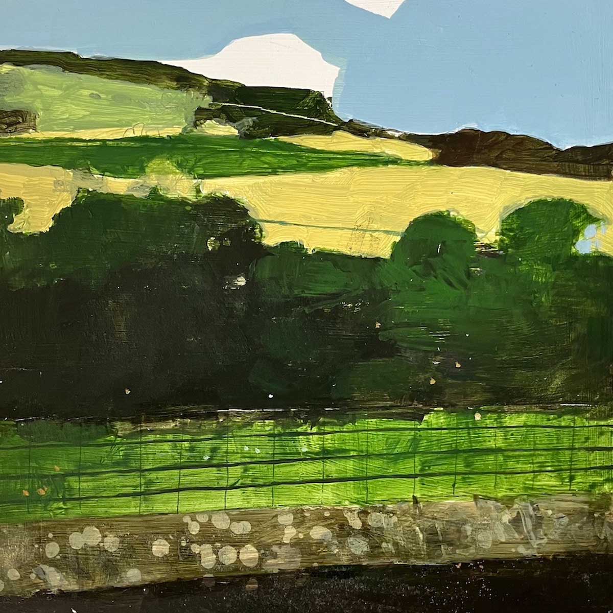 Hillside at Glynde 10.6.24 By Julian Sutherland-Beatson