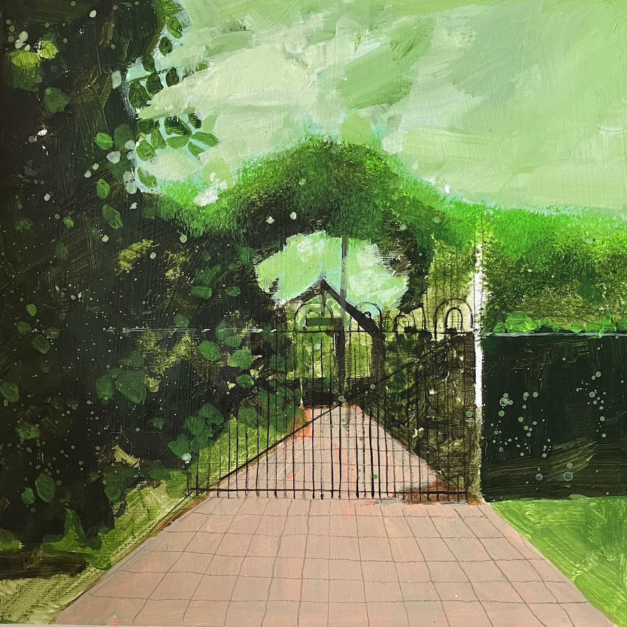 Arch and greenhouse 16.6.24 By Julian Sutherland-Beatson