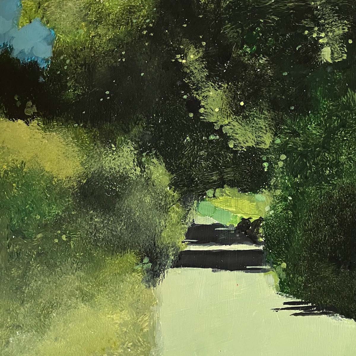 Country Lane near Glyndebourne (2) 6.7.24 By Julian Sutherland-Beatson