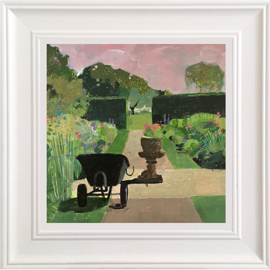 Wheelbarrow in the gardens 3.8.24 By Julian Sutherland-Beatson