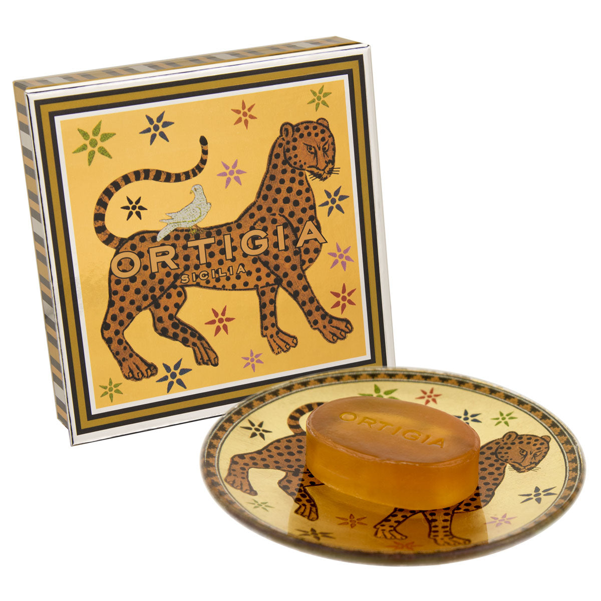 Ambra Glass Plate and soap set