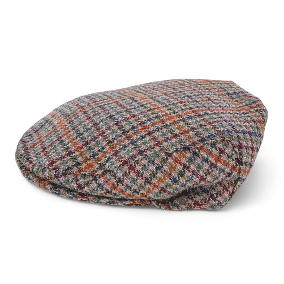 Berry Tweed Flat Cap