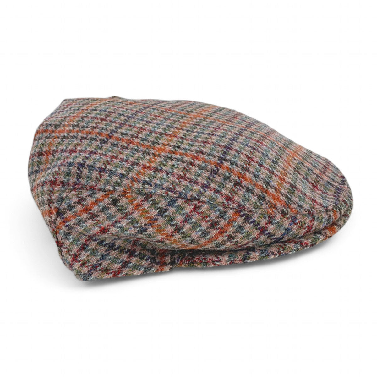 Berry Tweed Flat Cap