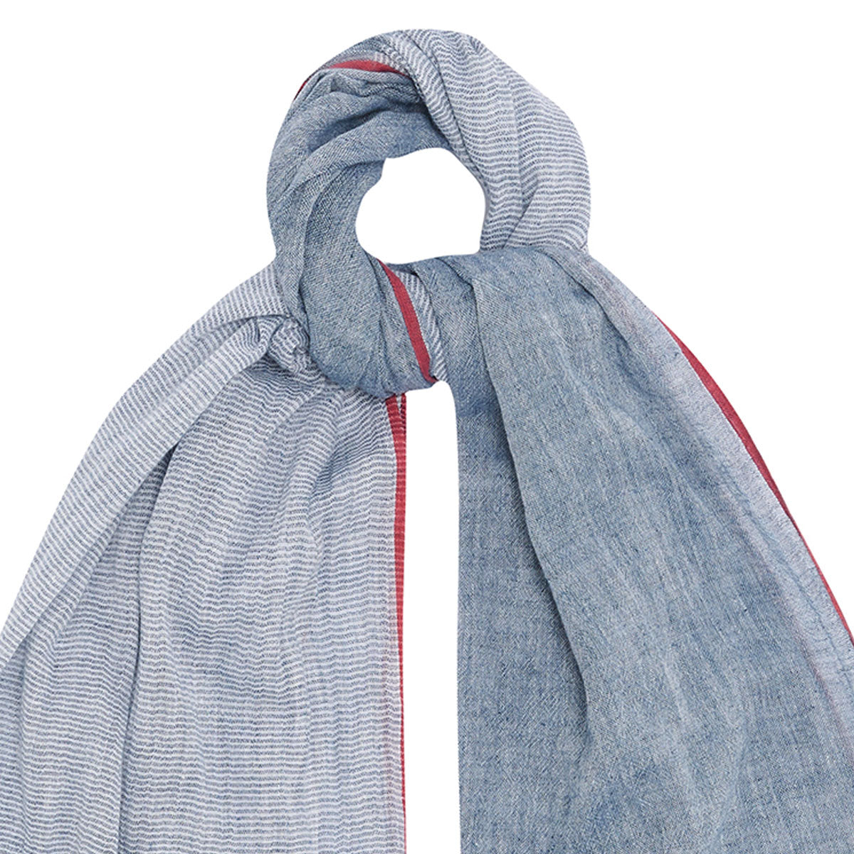 Billy Stripe Cotton Scarf