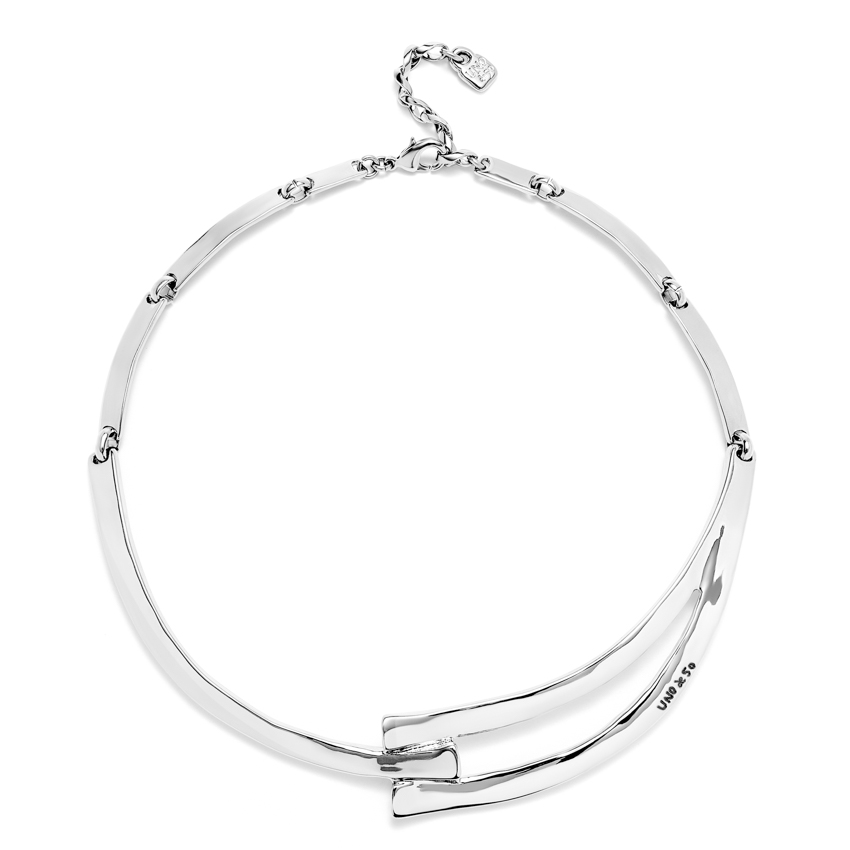 Silver Ser Choker Necklace