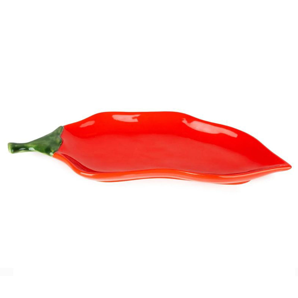 Ceramic Chilli Serving Plate