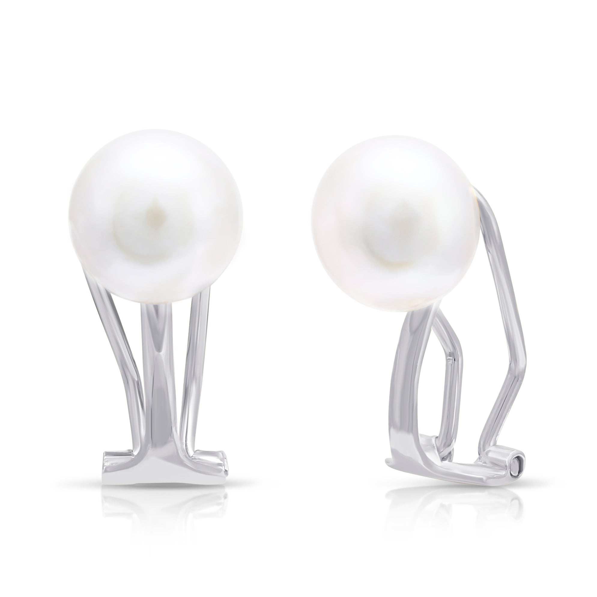 Small Pearl Clip On Earrings