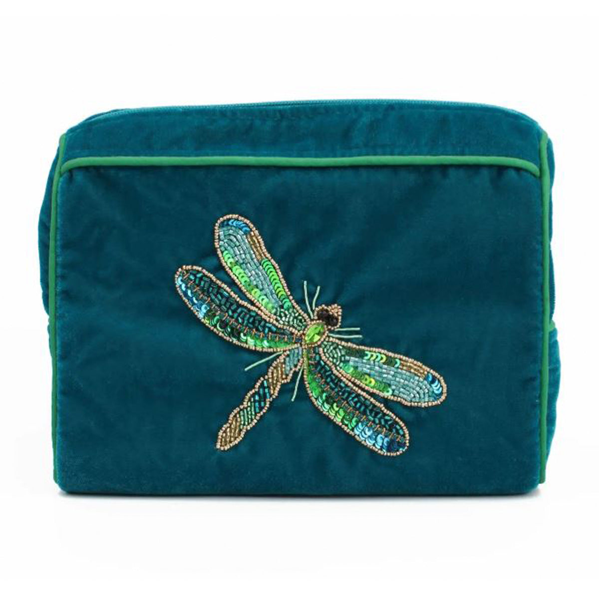 Dragonfly Velvet Cosmetic Bag