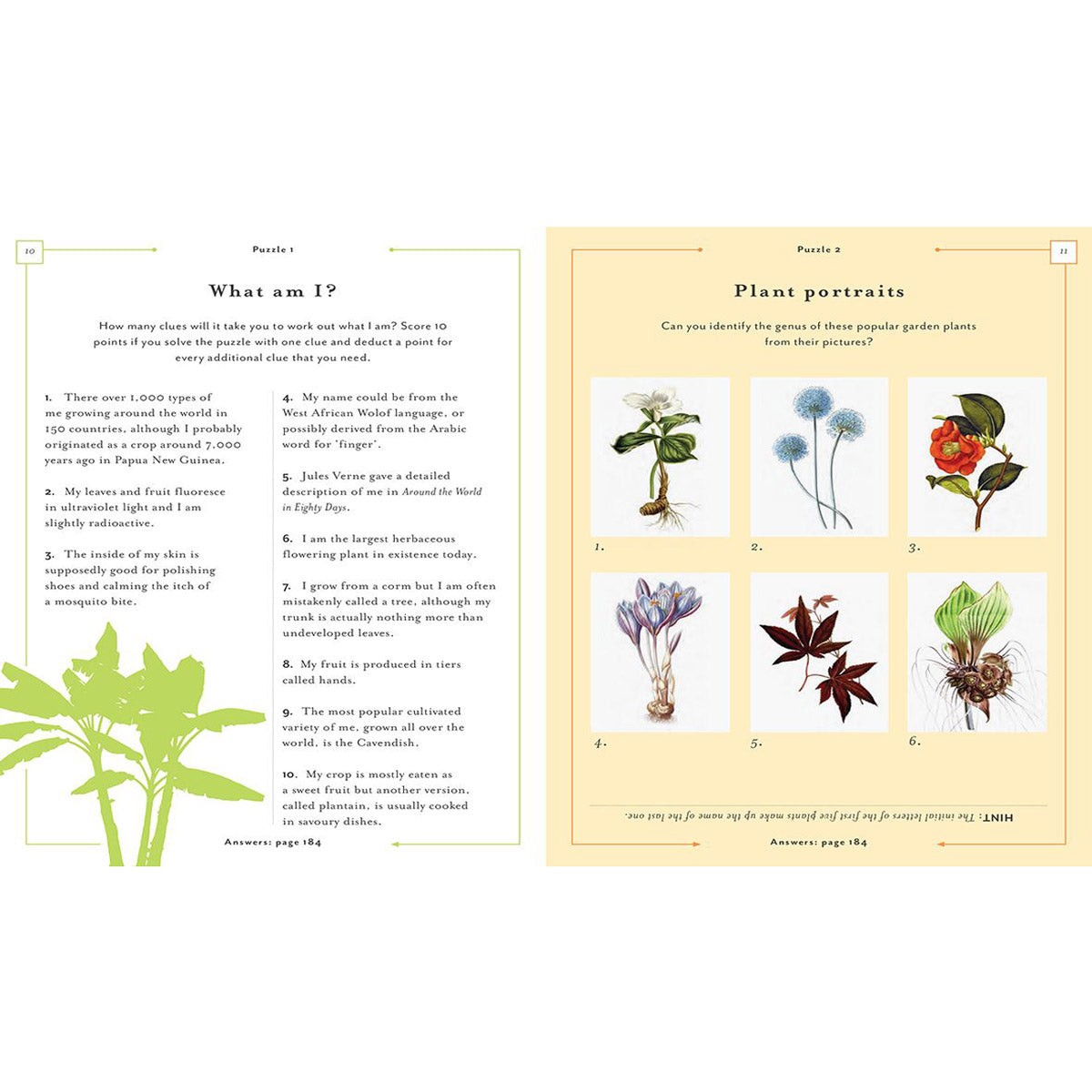 Gardener's Quiz & Puzzle Book By RHS