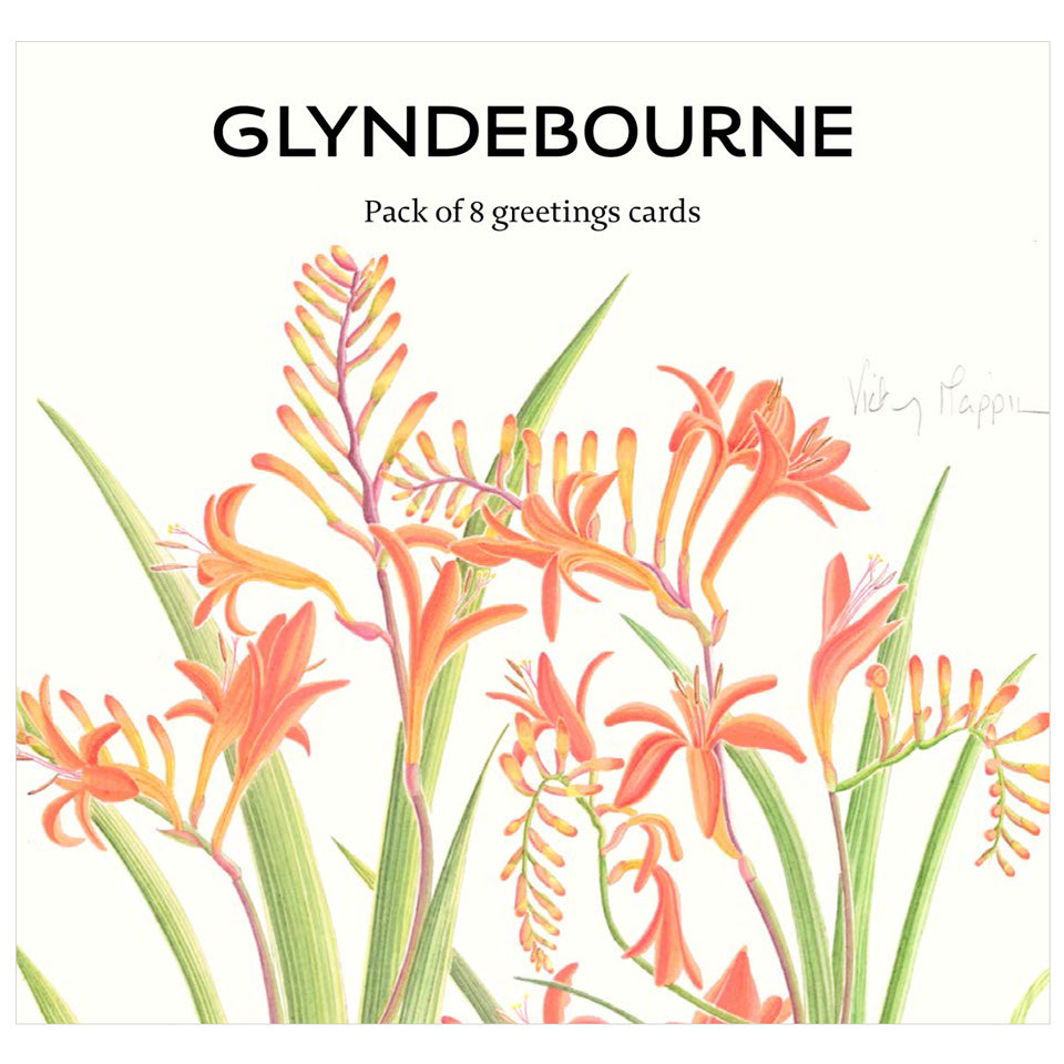 Glyndebourne Flower Pack of 8 Notelets by Vicky Mappin