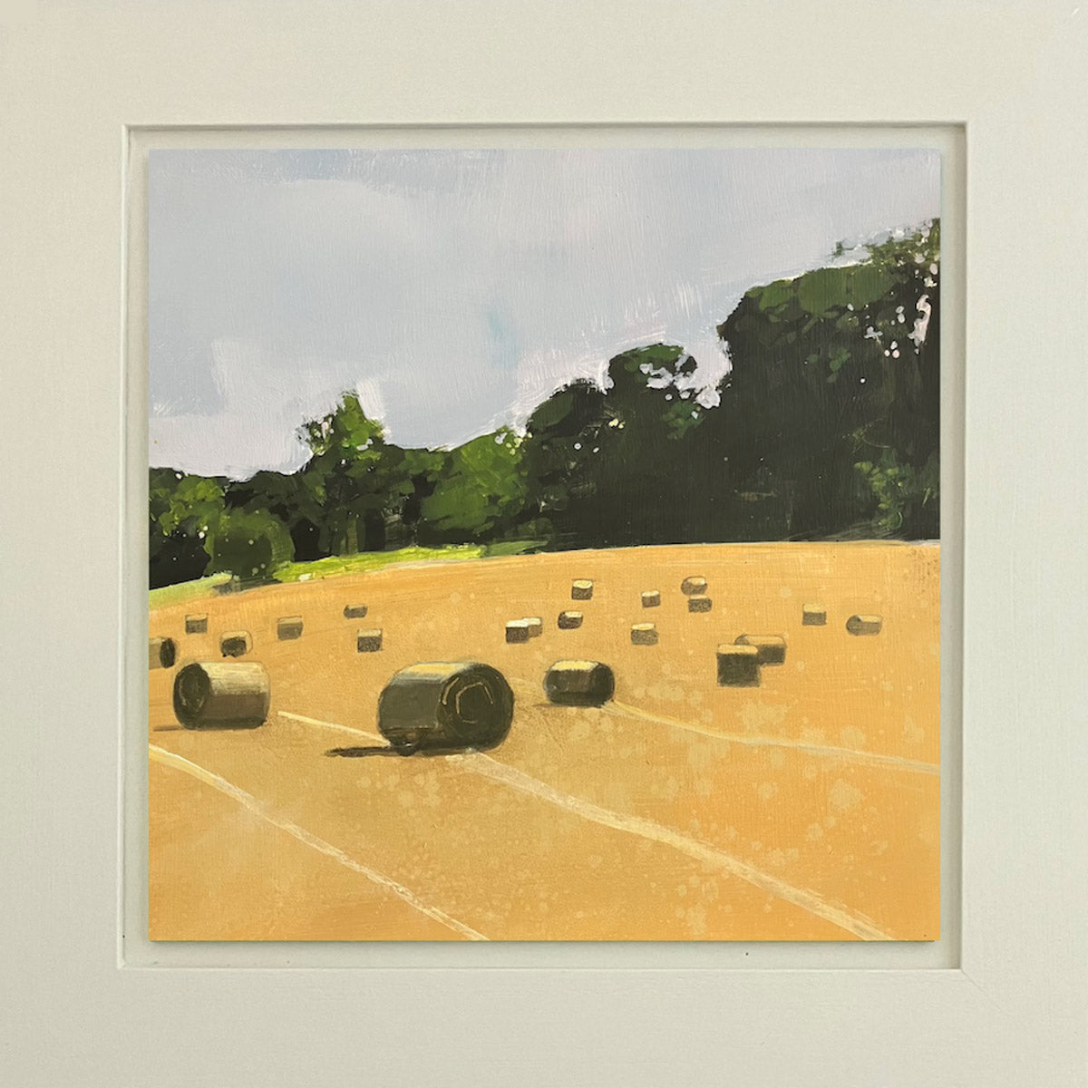 Harvest time Folkington By Julian Sutherland-Beatson