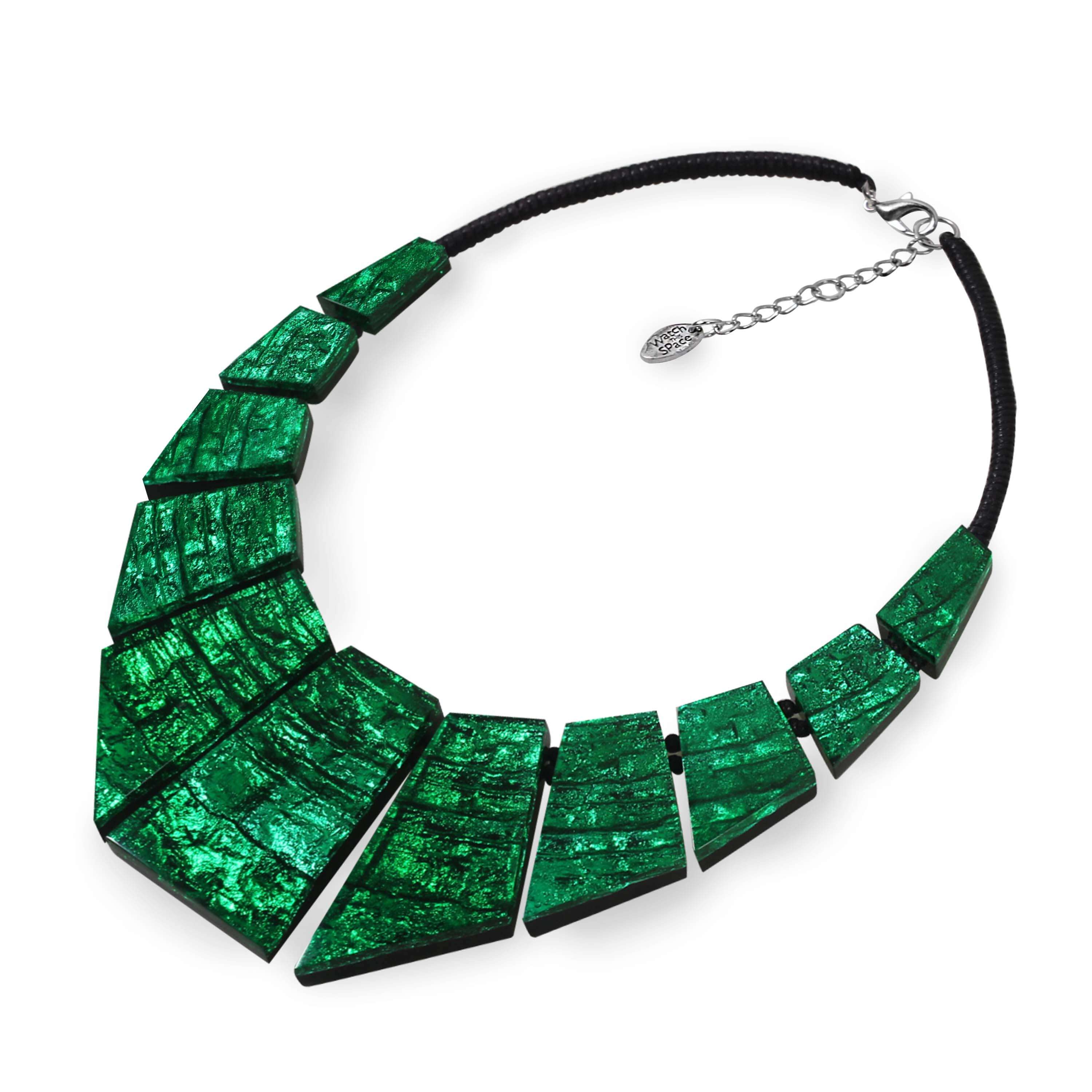 Emerald Aztec Necklace