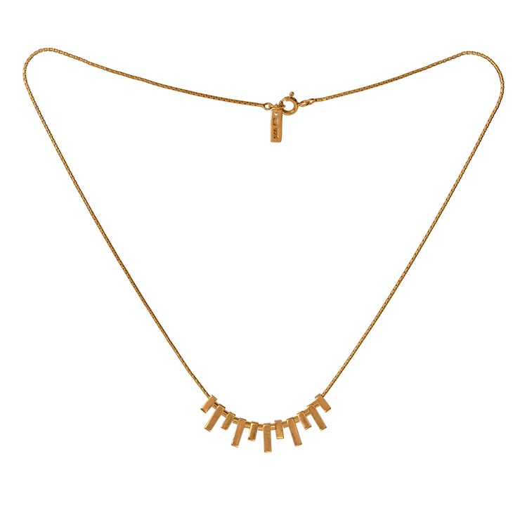 Pharaohs Gold Ray Necklace