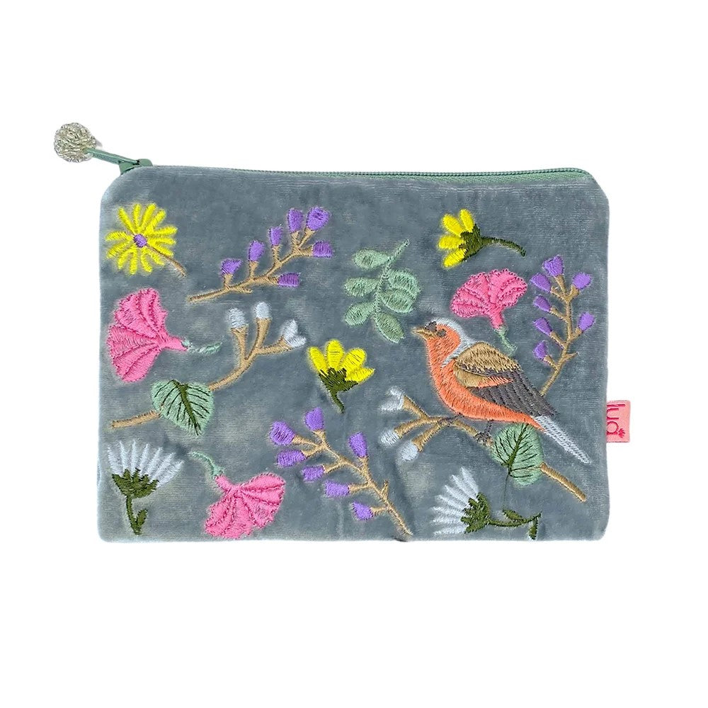 Finch Velvet Purse