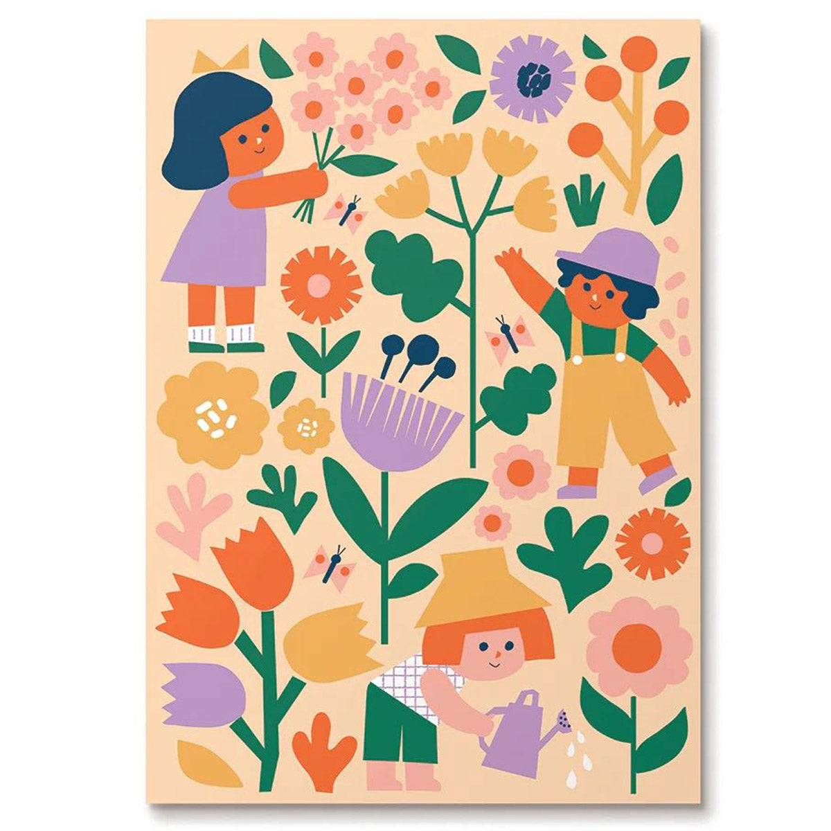 PAINT BY NUMBERS KIDS: FLOWER PATCH by Journey of Something