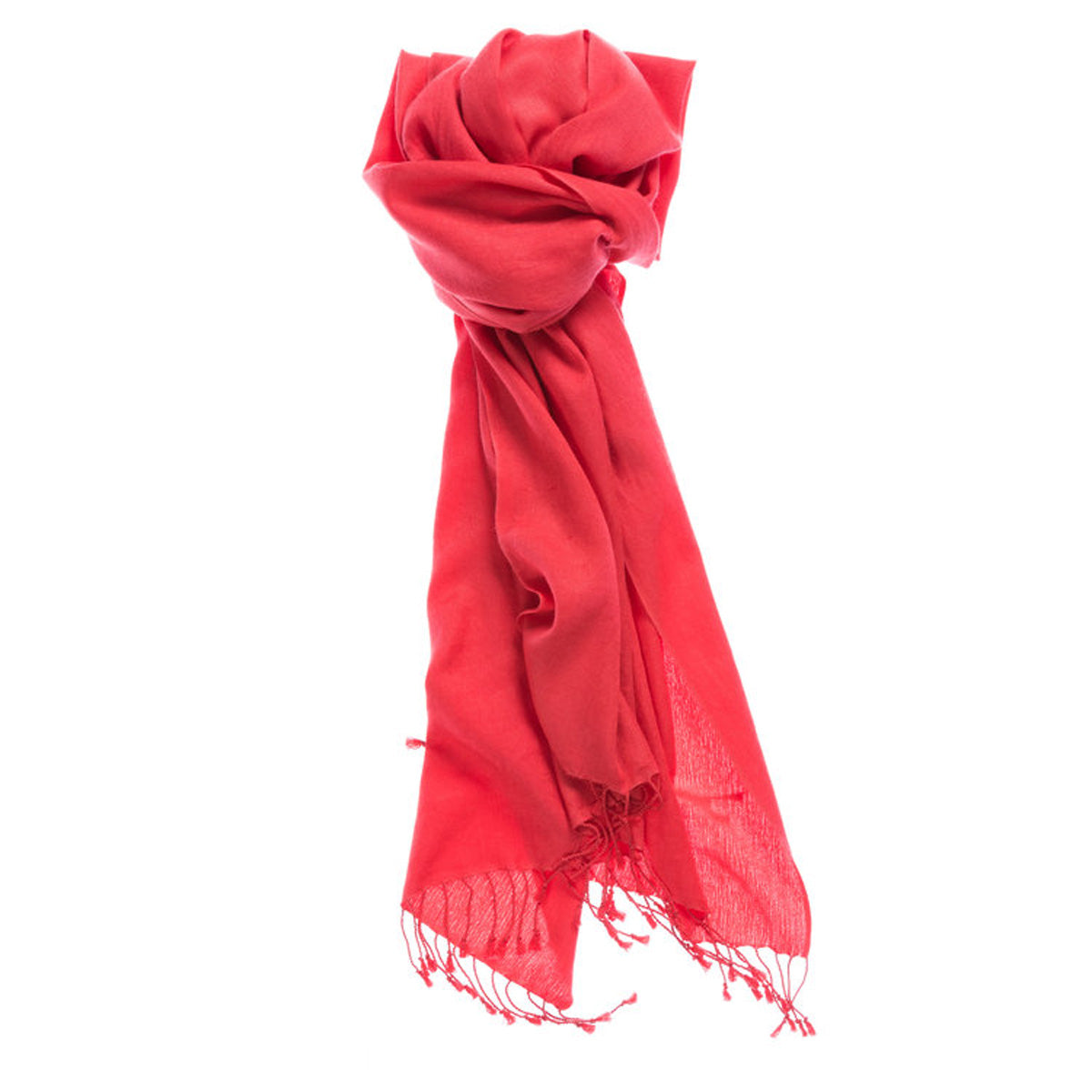 Coral Pashmina Scarf