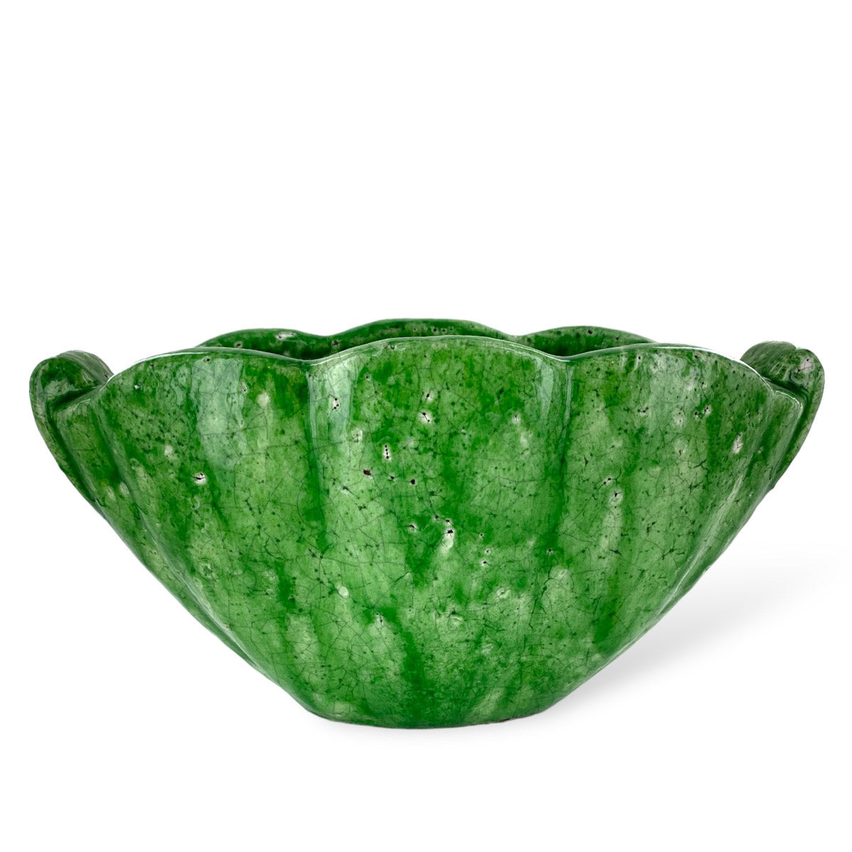 Green Shell Planter