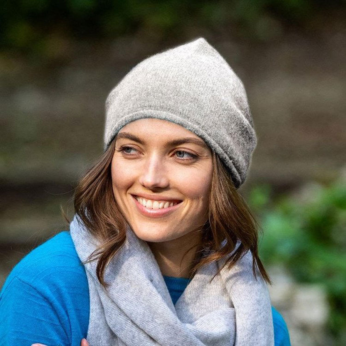 Cashmere Knitted Roll Hat