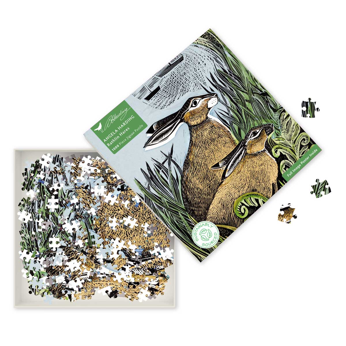 Rathlin Hares Puzzle By Angela Harding