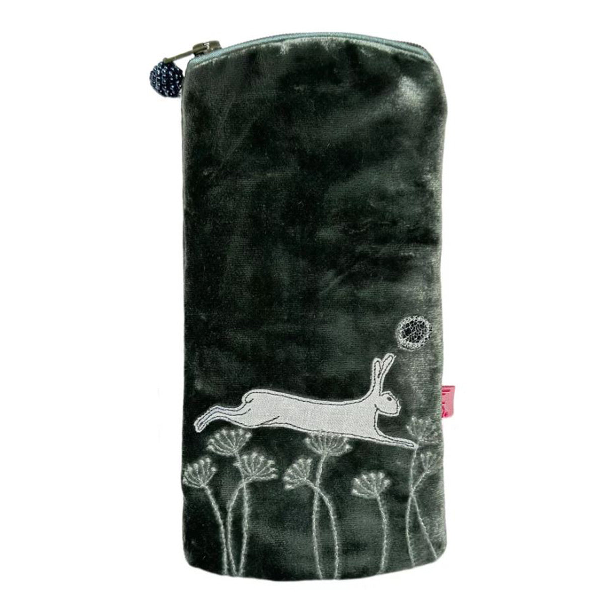 Hare Dark Sage Velvet Glasses Cases