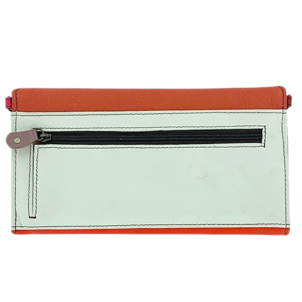 Clementine Leather Wallet Clutch