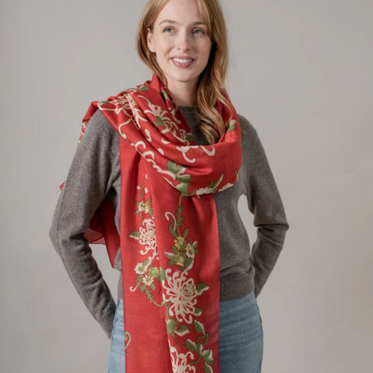 Chrysanthemum Red Scarf