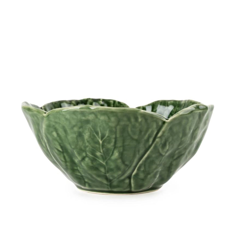 Small Green Leaf Ceramic Bowl