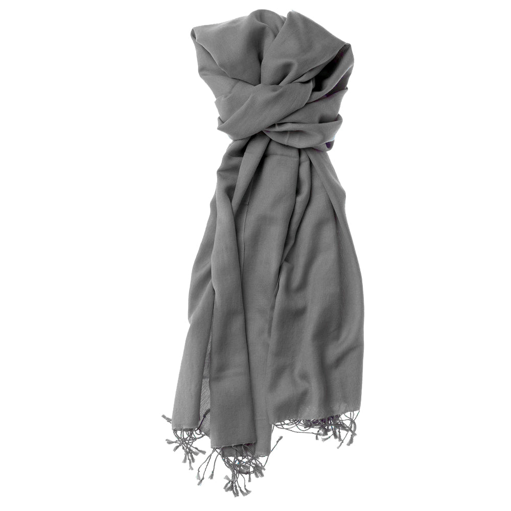 Stone Grey Pashmina